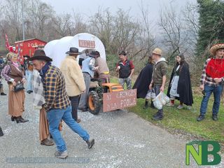 A Netro carri e gruppi mascherati per l'ultimo atto del carnevale 2026 FOTO Nicola Rasolo per newsbiella.it