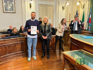 Biella celebra la Giornata mondiale del rene: Pichetto alla consegna di una borsa di studio a Roberto Matta FOTO e VIDEO Massimo Giacobbe