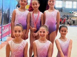 Rhythmic School in grande spolvero nel campionato regionale FGI a squadre Silver GR Rhythmic School in grande spolvero nel campionato regionale FGI a squadre Silver GR
