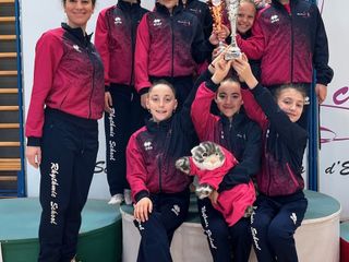 Rhythmic School in grande spolvero nel campionato regionale FGI a squadre Silver GR Rhythmic School in grande spolvero nel campionato regionale FGI a squadre Silver GR