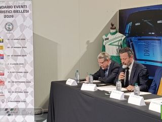 Drago Lanificio in Biella ospita la presentazione del "13° Rally Valli Biellesi - 2° Memorial Umberto Drago" FOTO e VIDEO Mattia Baù per newsbiella.it