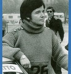 Lella Lombardi vicina alla sua Stratos, foto copyright Roberto Marchisotti