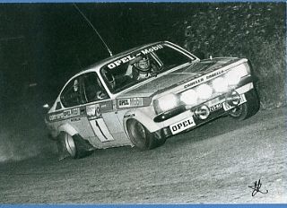 Ormezzano-Rudy su Opel 1976 foto copyright Roberto Marchisotti