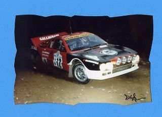 Serena-Martino 1985 su Lancia 037 sterrato alla Bossola foto copyright Roberto Marchisotti
