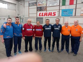 Le 4 coppie semifinaliste - Foto Federbocce