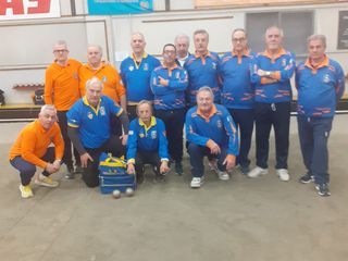 Le 4 semifinaliste a Buronzo - Foto Federbocce