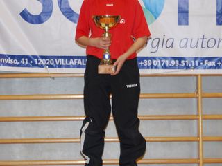 Simone Cagna sul podio nel torneo Giovanissimi Simone Cagna sul podio nel torneo Giovanissimi