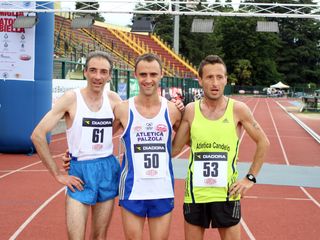 Il podio maschile