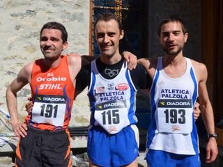 La premiazione maschile (Foto Carlo Bolla Biellaedintorni.it)