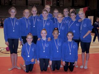 Le atlete di Eurogymnica