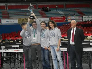 -I ragazzi pronti per un nuovo turno di gioco.