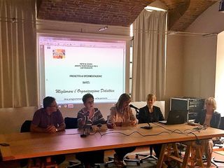 Un momento degli incontri con i bambini