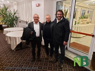 Da sinistra Dennis Lunghi, Cristian Lunghi, Marco Bellini - Foto Alessandro Bozzonetti per newsbiella.it