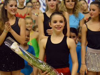 Rebecca Di Siena durante la premiazione