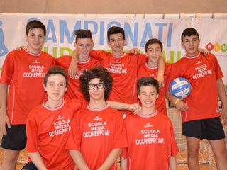 I ragazzi della scuola media di Occhieppo Inferiore