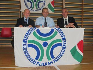 La Commissione Regionale Esami: Damiano Rovatti, Francesco Penna, Dino Gentile