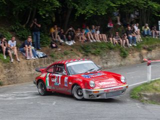 Il campione italiano in carico Lucio Da Zanche impegnato nella rimonta Il campione italiano in carico Lucio Da Zanche impegnato nella rimonta