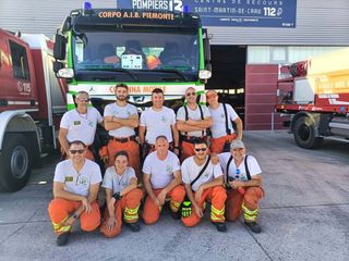 Volontari del Corpo AIB Piemonte in missione antincendio in Italia e all'estero Volontari del Corpo AIB Piemonte in missione antincendio in Italia e all'estero