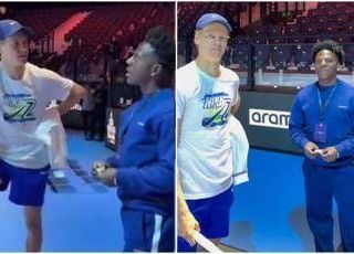 Sinner, tifoso 'speciale' al Six Kings Slam. Il siparietto con IShowSpeed