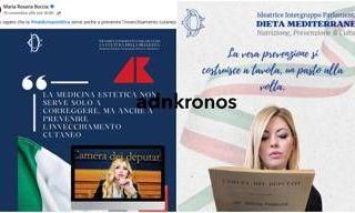 Maria Rosaria Boccia ci ricasca: usa il logo della Camera per promuovere diete e ritocchini