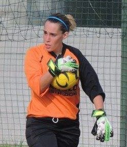 Alessandra Gallo in ritiro con la Res Roma