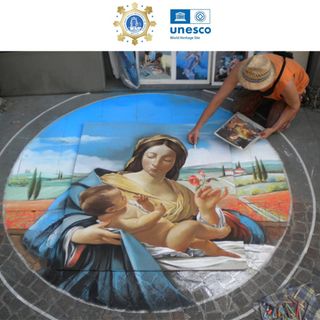 L'arte dei Madonnari per la prima volta a Oropa