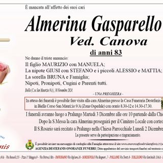 Almerina Gasparello Ved. Canova