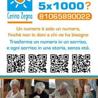 5x1000 alla Fondazione Cerino Zegna: un gesto semplice per la nostra comunità.