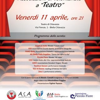 Associazioni di Volontariato a Teatro: una serata fra cultura e solidarietà.