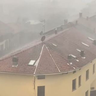 Biellese colpito da un violento nubifragio: i VIDEO di Quaregna Cerreto e Sandigliano