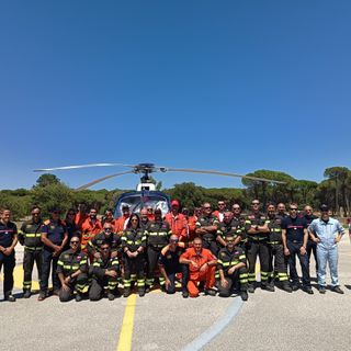 Vigili del Fuoco italiani in missione nel Sud della Francia, presente anche un biellese