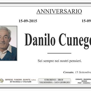 Danilo Cunego - Anniversario