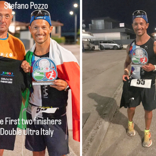 Stefano Pozzo a Peschiera del Garda: finisher del doppio Ironman 2025 - Foto Stefano Pozzo