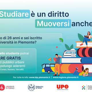 PIEMOVE: abbonamento gratuito per studenti universitari in Piemonte PIEMOVE: abbonamento gratuito per studenti universitari in Piemonte