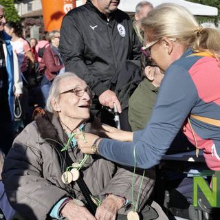 Miagliano corre insieme: 104enne e 92enne emozionano al Villa Poma Trail FOTO Davide Finatti per newsbiella.it