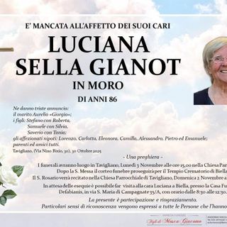 Luciana Sella Gianot in Moro