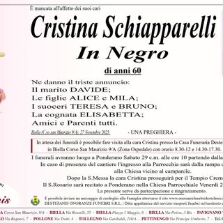 Cristina Schiapparelli In Negro