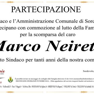 Marco Neiretti - Partecipazione