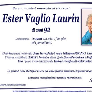 Ester Vaglio Laurin