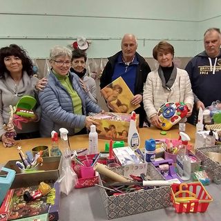 Volontari della Banca del Giocattolo, sede di Valdilana (Valle Mosso) e di Biella (Vaglio Chiavazza).