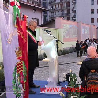 Moggio: “Un nuovo volto per il cuore di Cossato”, inaugurata la piazza dedicata a Virginia Angela Borrino FOTO Catia Ciccarelli per newsbiella.it