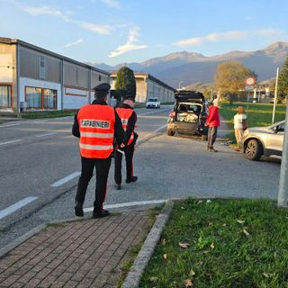 Incidente ad Andorno, tre auto coinvolte sulla SP100 FOTO Mauro Benedetti per newsbiella.it