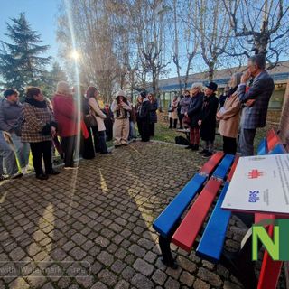 Biella, la Panchina “Respect” di Gigi Piana dopo 8 anni rinasce a Città Studi