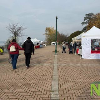 Tra le bancarelle al mercatino degli hobbisti a Viverone FOTO e VIDEO foto Davide Finatti per newsbiella.it