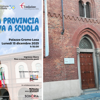 Dalle aule al palcoscenico: “La Provincia va a scuola” arriva a Palazzo Gromo Losa