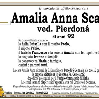 Amalia Anna Scalco, ved. Pierdonà