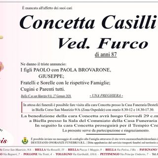 Concetta Casilli, ved. Furco