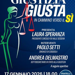 Fratelli d'Italia, partono da Coggiola gli incontri sulla riforma della giustizia in vista del referendum