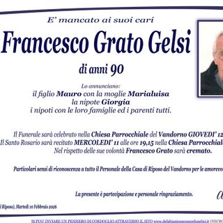 Francesco Grato Gelsi