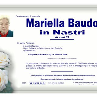 Mariella Baudo in Nastri